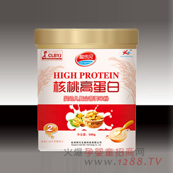 聰樂貝核桃高蛋白營養(yǎng)米粉