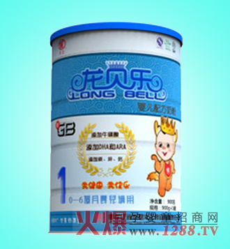 龍貝樂(lè)普裝嬰兒奶粉1段