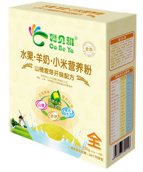 聰貝雅山楂麥芽開胃配方小米營養(yǎng)粉