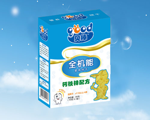 貝棒50克鈣鐵鋅全機(jī)能餅干