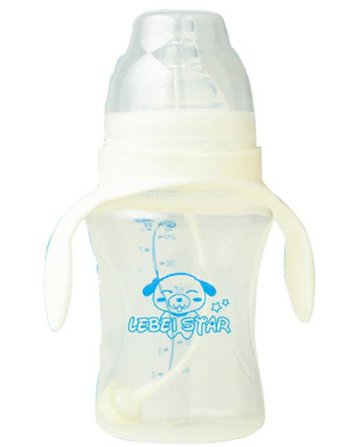 寬口徑3耳自動吸管pp奶瓶