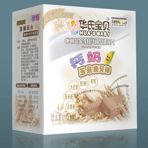 華氏寶貝鈣奶玉米磨牙棒