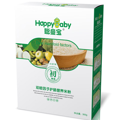 聰童寶盒裝雙歧因子護(hù)腸米粉初