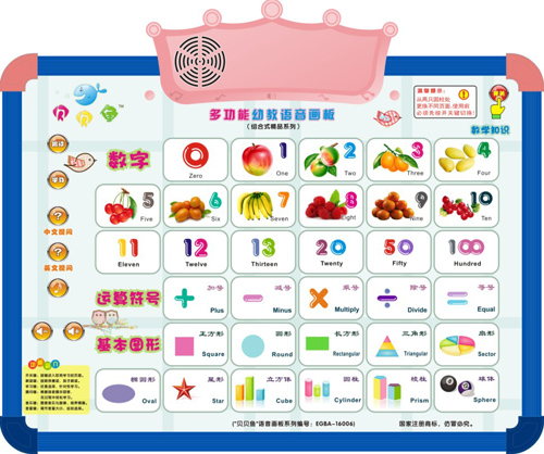 貝貝魚多功能幼教學(xué)習(xí)數(shù)學(xué)知識(shí)畫板