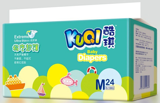 酷琪極度超薄系列尿褲M碼24片