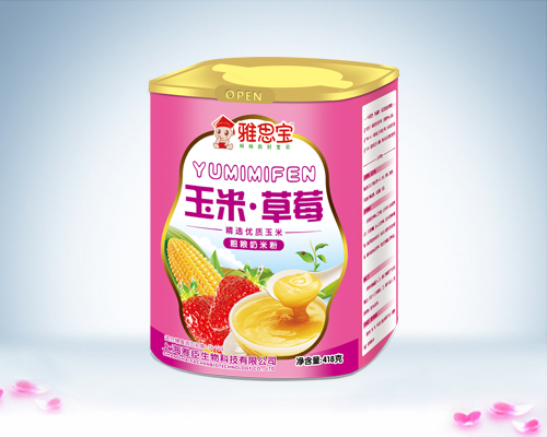 雅思寶玉米草莓粗糧奶米粉