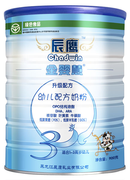 金嬰慧幼兒配方奶粉3段900g聽裝