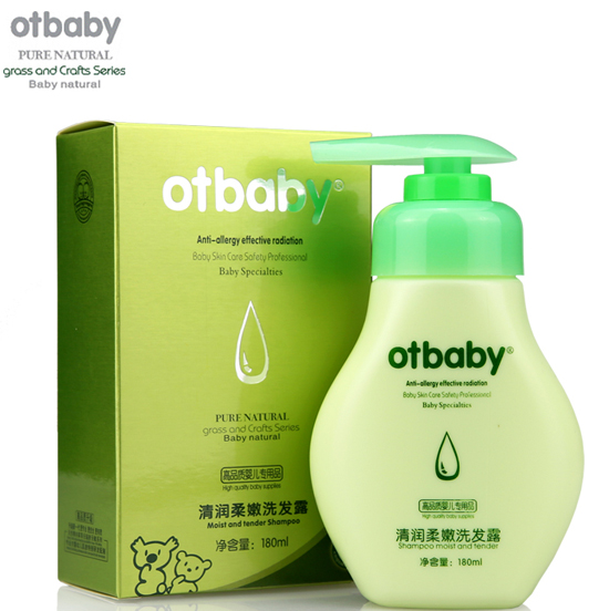 otbaby清潤柔嫩洗發(fā)露180ml