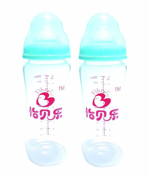 怡貝樂(lè)寬口晶鉆玻璃奶瓶