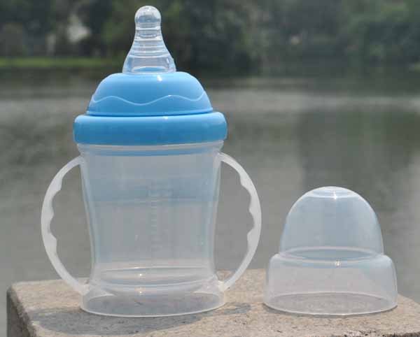 帝色福娃藍色帶柄水杯