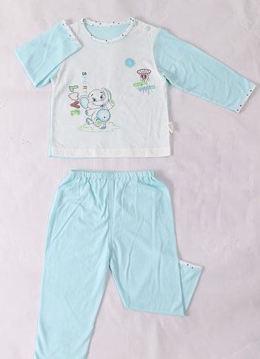 摩可拿藍色寶寶新款內(nèi)衣套裝