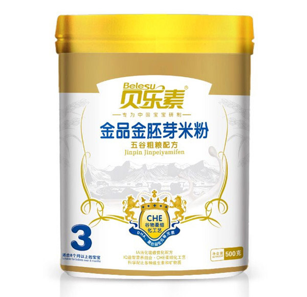 貝樂素五谷粗糧金胚芽米粉3段