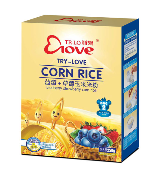稚愛(ài)藍(lán)莓+草莓玉米米粉2段