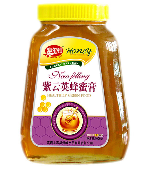 澳爾雅紫云英蜂蜜膏