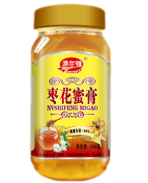 澳爾雅棗花蜜膏500克