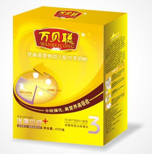 萬貝聰優(yōu)典高營養(yǎng)幼兒配方羊奶粉
