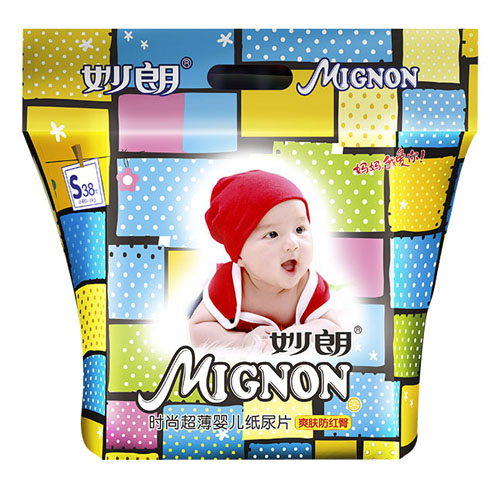 妙朗時尚超薄嬰兒紙尿片S38片