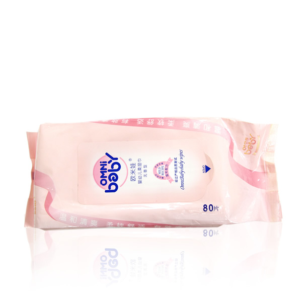 歐米娃無香型嬰幼兒柔濕巾80片