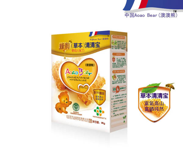 澳澳熊蜂潤(rùn)草本清清寶盒裝