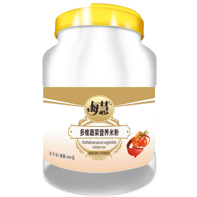 每慧800克大塑桶片狀米粉