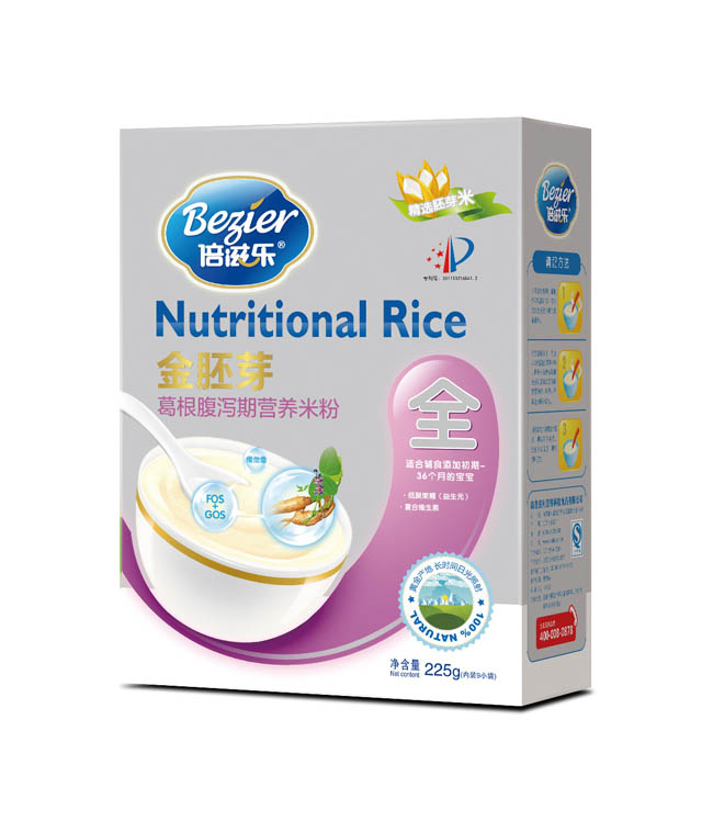 倍滋樂金胚芽盒裝葛根腹瀉期營(yíng)養(yǎng)米粉