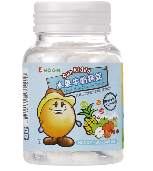sunkiddo水果牛奶鈣錠