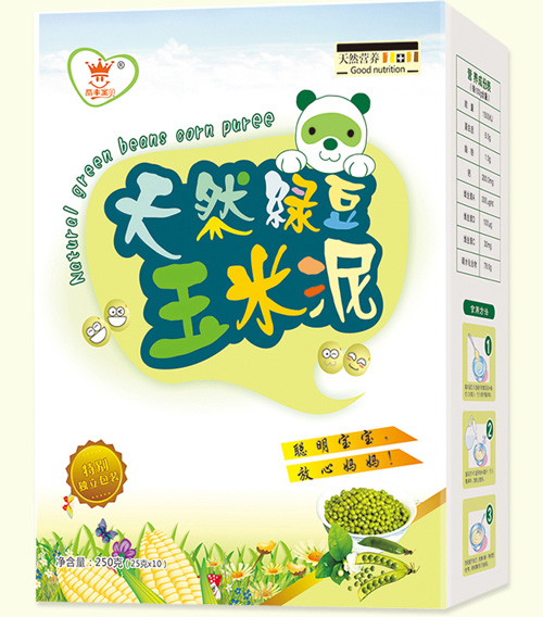 麗豐寶貝天然綠豆玉米泥