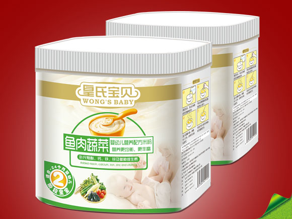 皇氏寶貝白罐魚(yú)肉蔬菜營(yíng)養(yǎng)米粉2段