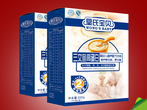 皇氏寶貝盒裝三文魚(yú)高蛋白營(yíng)養(yǎng)米粉2段