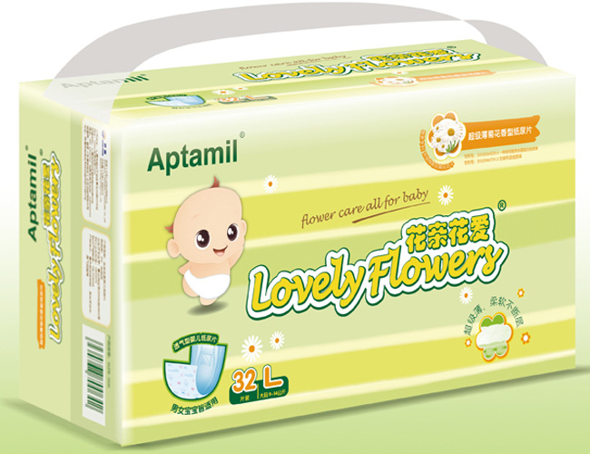 Aptamil嬰幼兒菊花紙尿片32片L碼