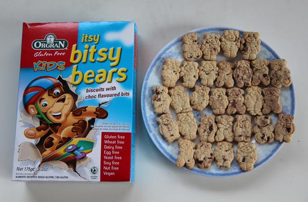 澳洲巧克力味兒童無(wú)敏小熊餅干