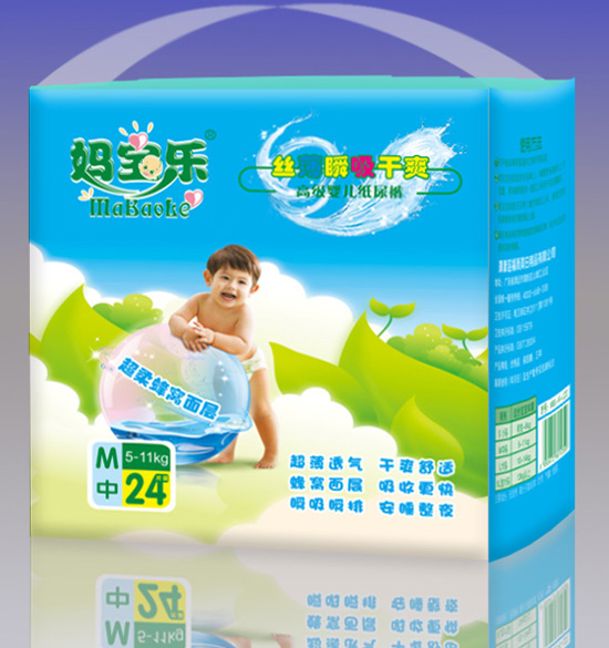 媽寶樂絲薄瞬吸干爽紙尿褲M24片