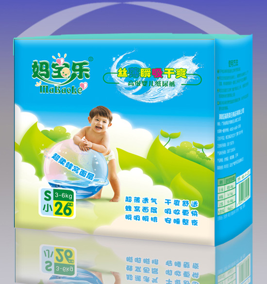 媽寶樂(lè)絲薄瞬吸干爽紙尿褲S26片