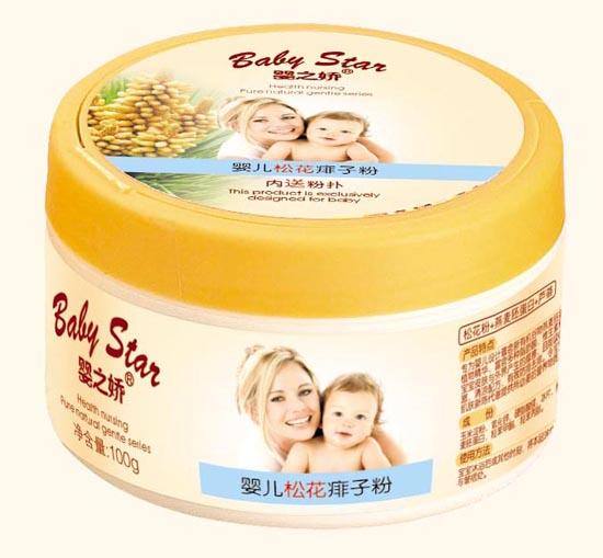 100g嬰兒松花痱子粉(盒裝)