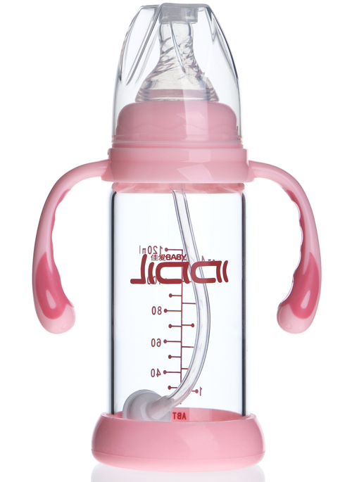 佳愛防摔晶鉆玻璃奶瓶(標(biāo)準(zhǔn)口徑)120ml