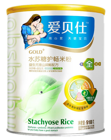 愛貝仕益生元淮山潤(rùn)暢水蘇糖護(hù)暢米粉