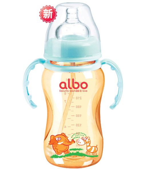 愛樂(lè)寶PPSU寬口自動(dòng)奶瓶藍(lán)色300ml