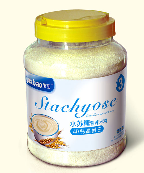 果寶AD鈣高蛋白水蘇糖營養(yǎng)米粉