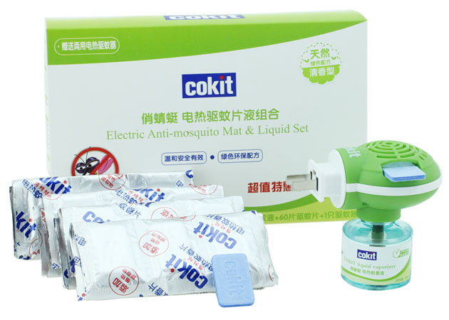 俏蜻蜓電熱驅蚊片液組合