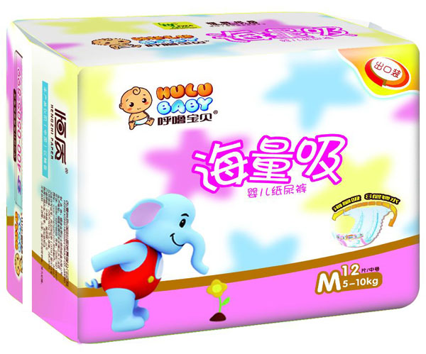 呼嚕寶貝海量吸嬰兒紙尿褲M12