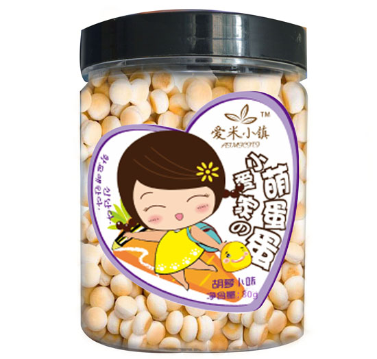 愛米小鎮(zhèn)嬰兒萌蛋蛋胡蘿卜味