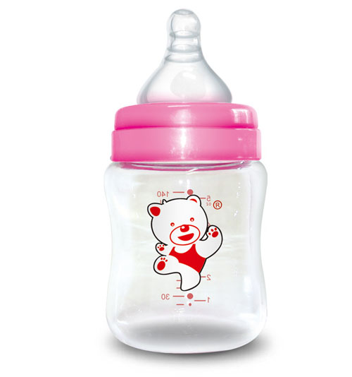 Babykin(貝沁)寬口弧形高硼硅玻璃奶瓶奶瓶140ML