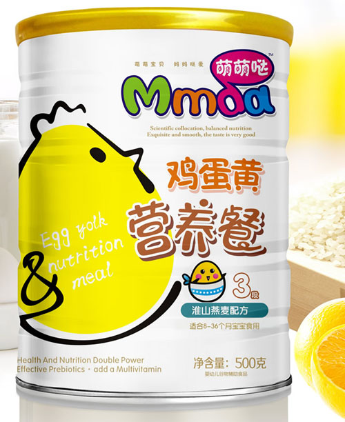 萌萌噠500克鐵聽淮山燕麥雞蛋黃營(yíng)養(yǎng)餐