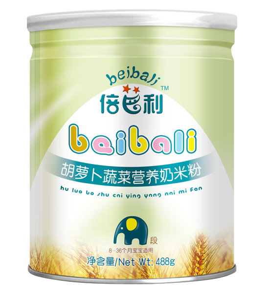 倍芭利胡蘿卜蔬菜營養(yǎng)奶米粉罐裝