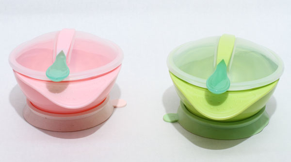 新兒寶單耳吸盤(pán)碗(配感溫勺)