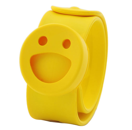 BUGOUT笑臉啪啪圈驅(qū)蚊手環(huán)黃色