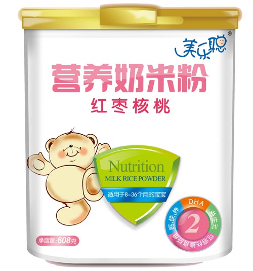 美樂(lè)聰紅棗核桃蛋白營(yíng)養(yǎng)奶米粉