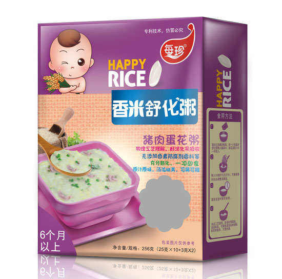 每珍小米舒化豬肉蛋花粥