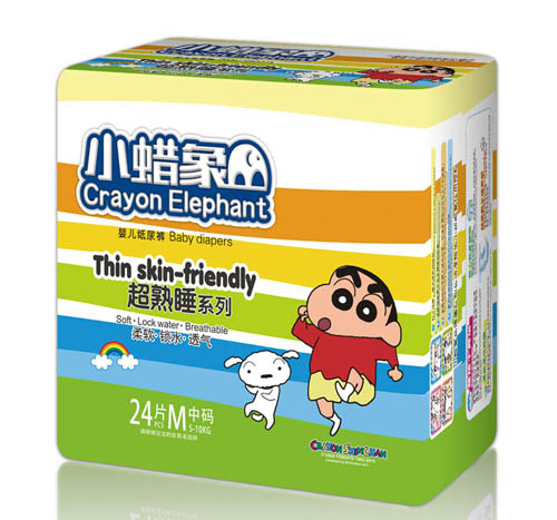 小蠟象超熟睡系列嬰兒紙尿褲M碼24片