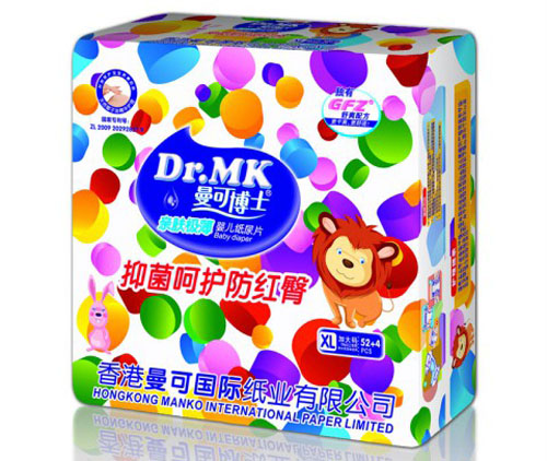 曼可博士親膚極薄嬰兒紙尿片XL碼